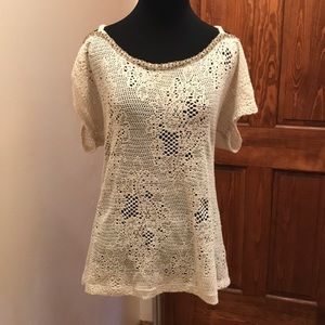 Daytrip cream cover top